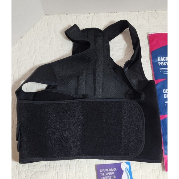 Fit Geno Posture Corrector for Women and Men - Adjustable Back Brace - Picture 2 of 5